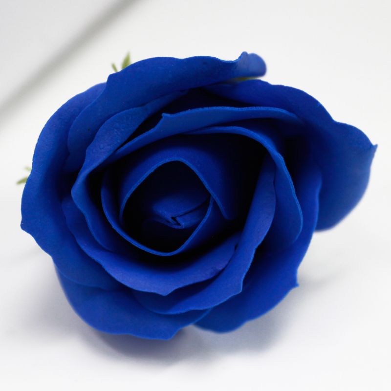 Flower Soap for Craft - Med Rose - Royal Blue