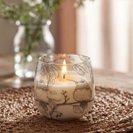 Drawn by Flame - Glass Jar Candles - Medium