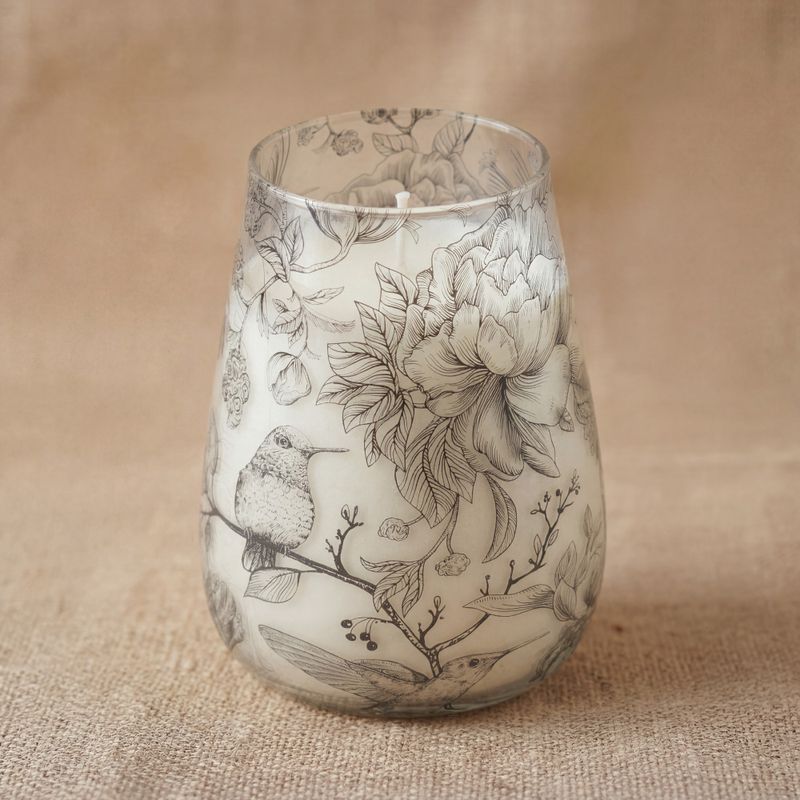 Drawn by Flame - Glass Jar Candles - Tall