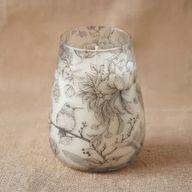 Drawn by Flame - Glass Jar Candles - Tall