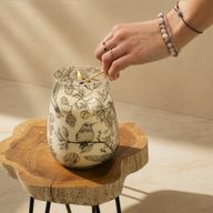 Drawn by Flame - Glass Jar Candles - Tall
