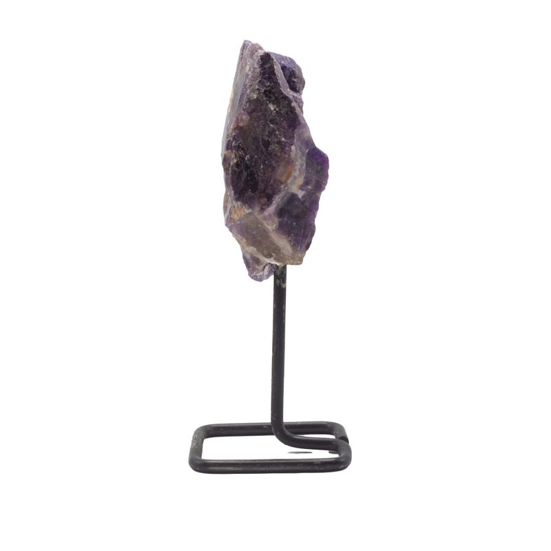 Mineral Specimens on Metal Stand - Ametyst