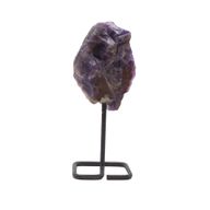 Mineral Specimens on Metal Stand - Ametyst