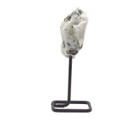 Mineral Specimens on Metal Stand - Rainbow Moonstone