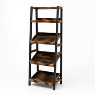 Shelf Unit - Top Shelf with Three Sloping Shelves (60x40x160cm)