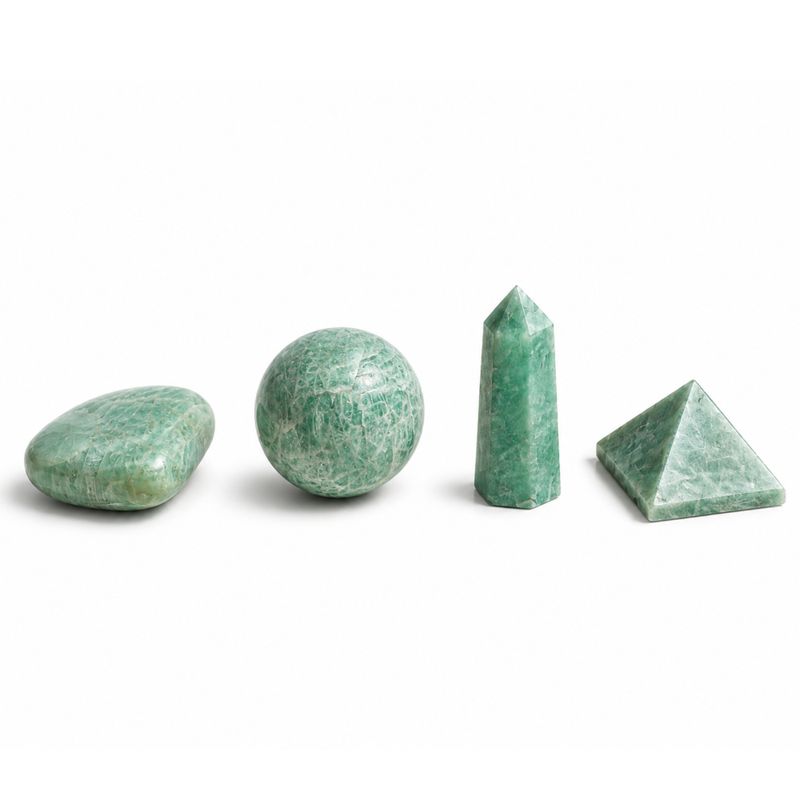 Amazonite Gemstone Retail Display Pack - Assorted Shapes