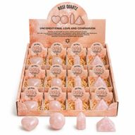 Rose Quartz Gemstone Retail Display Pack - Assorted Shapes