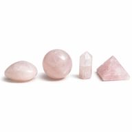 Rose Quartz Gemstone Retail Display Pack - Assorted Shapes