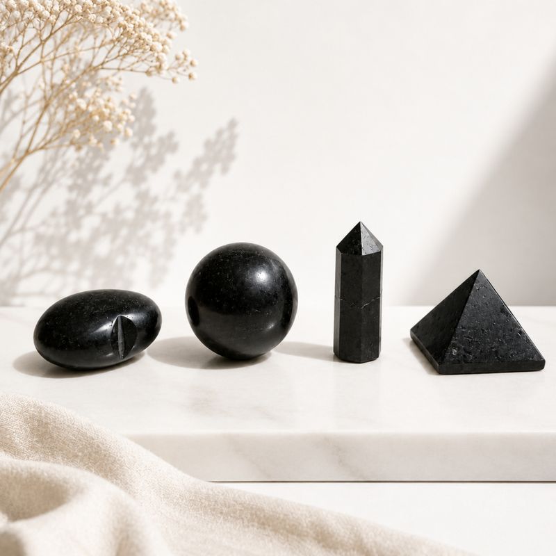 Ready to Retail Assorted Gemstone Shapes - Black Tourmaline