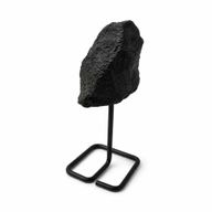 Mineral Specimens on Metal Stand - Black Tourmaline
