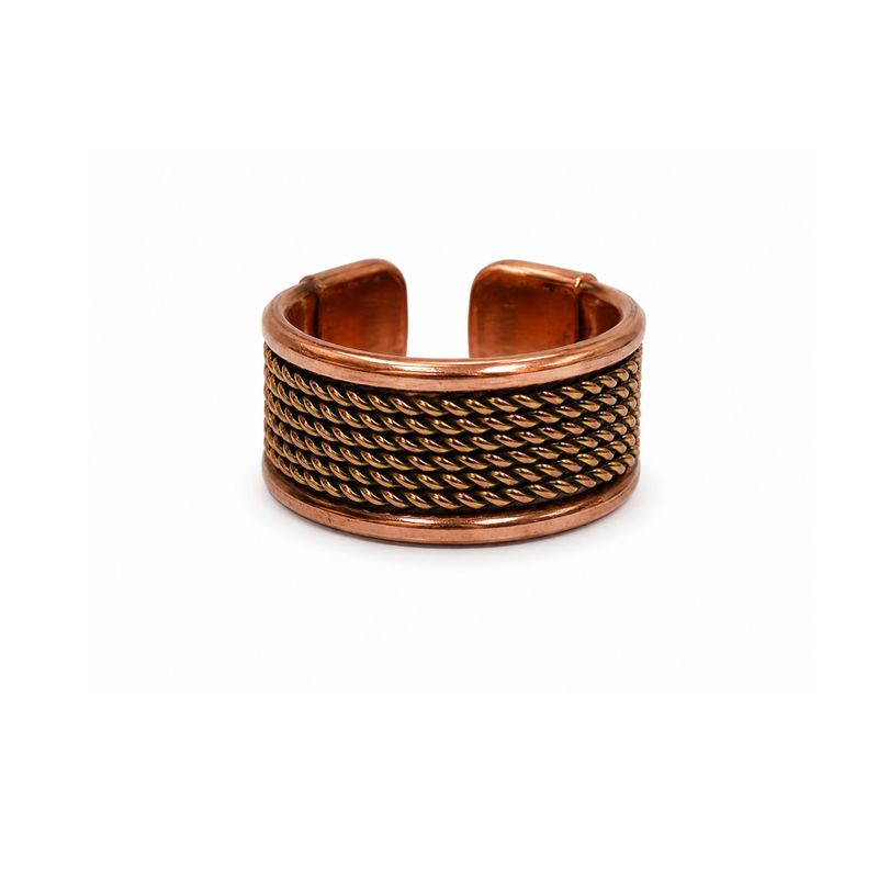 Copper Rings Classic Banded- Assorted Designs & Sizes