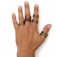 Copper Rings Classic Banded- Assorted Designs & Sizes