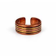 Copper Rings Classic Banded- Assorted Designs & Sizes