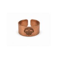 Copper Rings with Symbols - Assorted Designs & Sizes