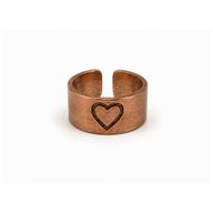 Copper Rings with Symbols - Assorted Designs & Sizes