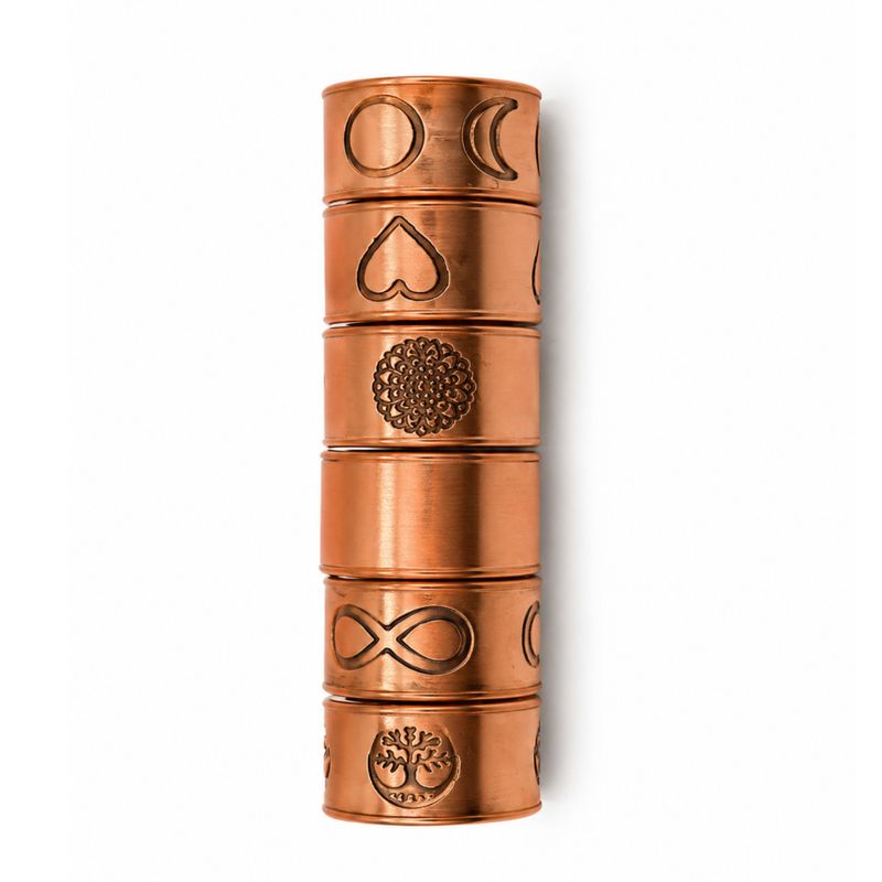 Copper Rings with Symbols - Assorted Designs & Sizes