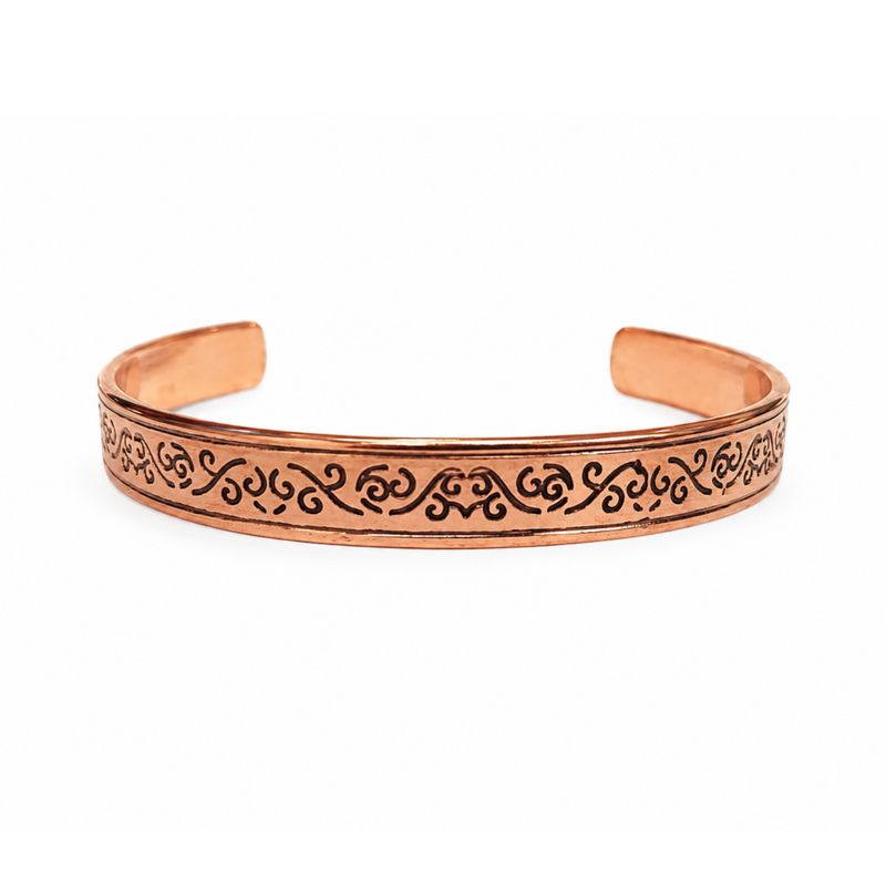 Solid Copper Bracelets Nomad Energy Collection Engravings (assorted)