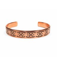 Solid Copper Bracelets Nomad Energy Collection Engravings (assorted)
