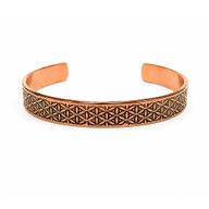 Solid Copper Bracelets Nomad Energy Collection Engravings (assorted)