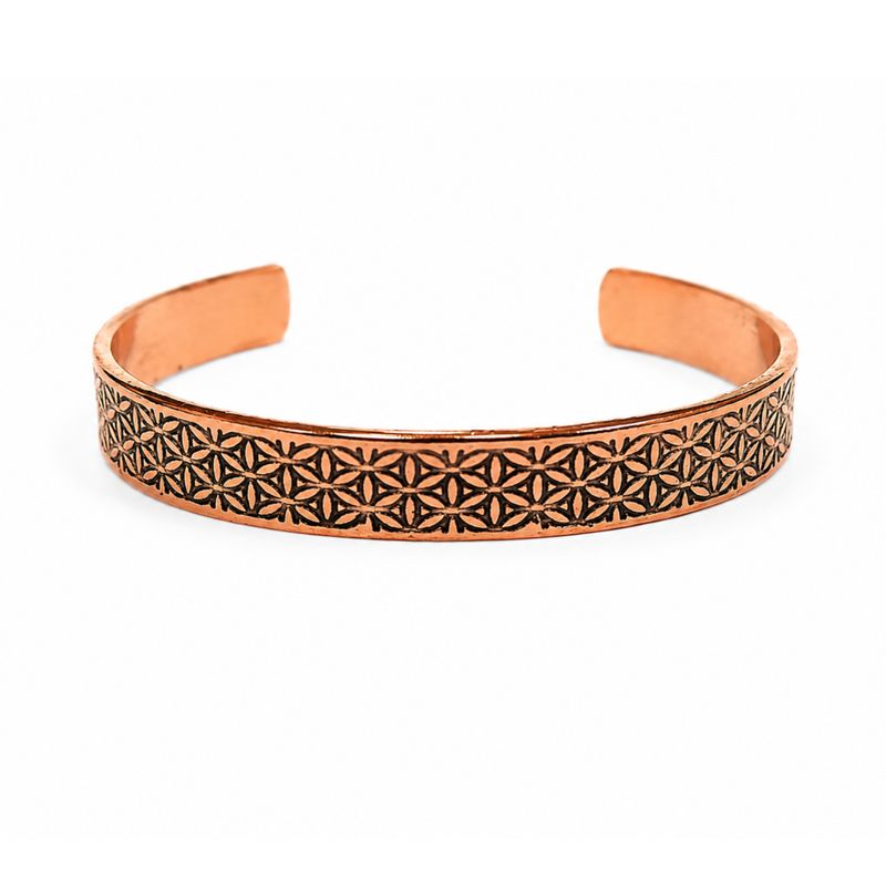 Solid Copper Bracelets Nomad Energy Collection Engravings (assorted)