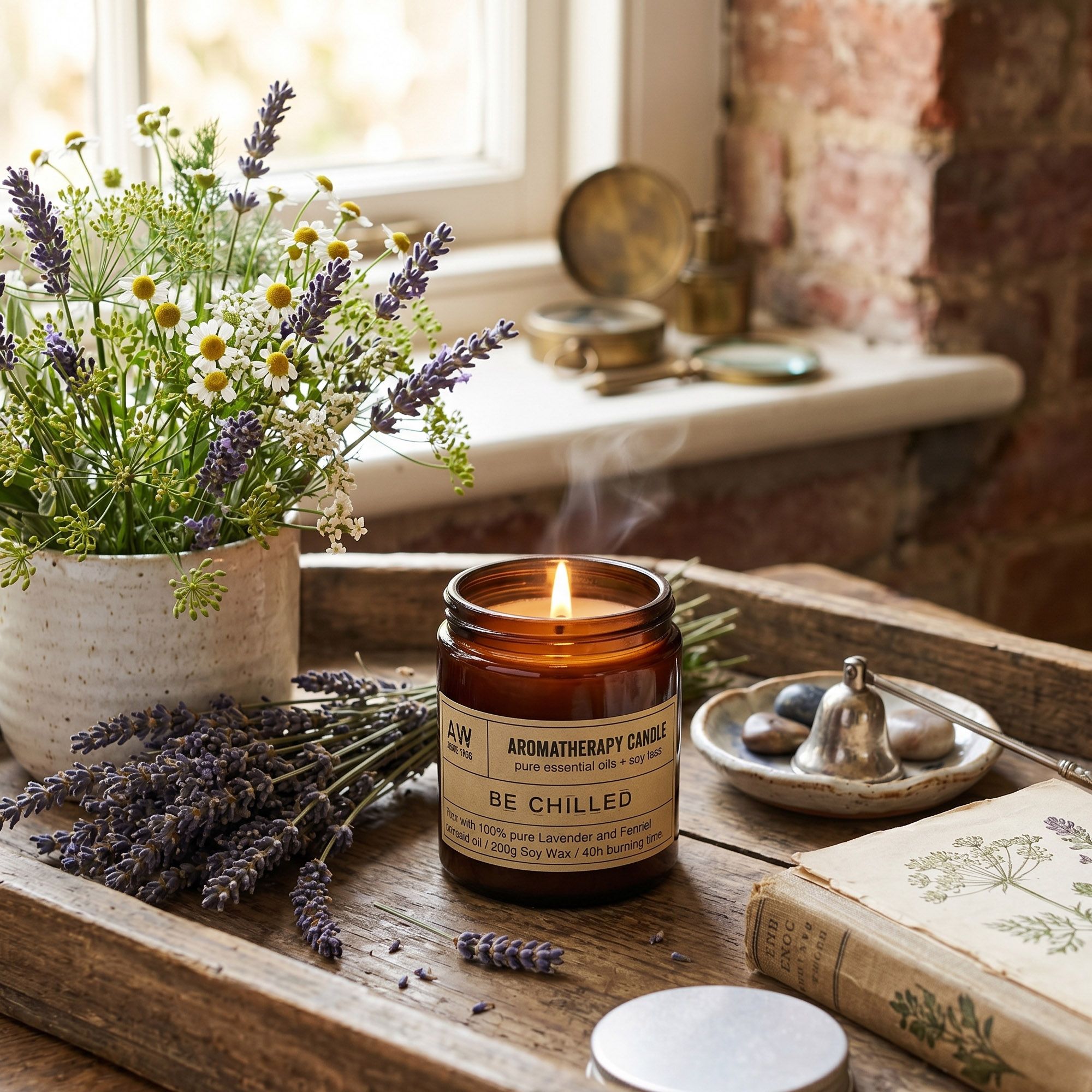 Aromatherapy Soy Wax Candles - 200g