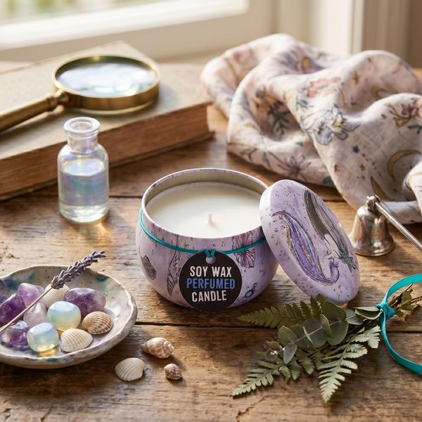 Soy Wax Art Tin Candles - 120g