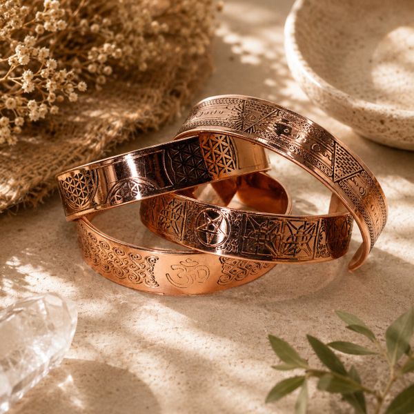Copper Bracelets & Rings
