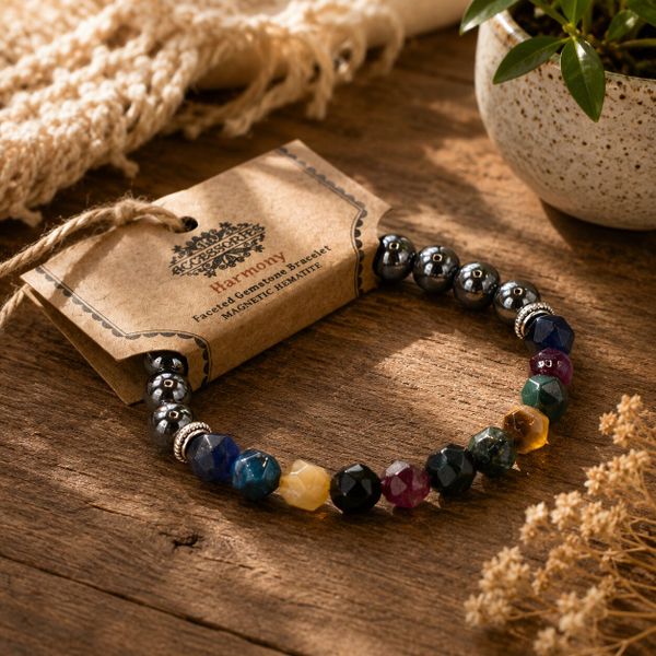 Faceted Gemstone Bracelets