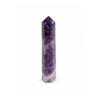 Gemstone Six Face Obelisk Points approx 11cm - Amethyst