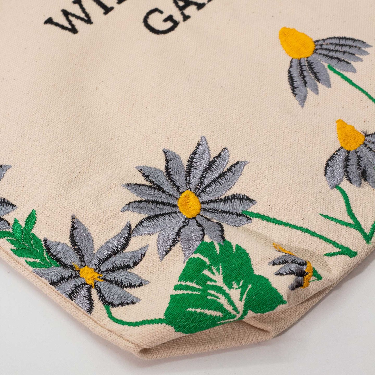 Agnes + Cat Embroidered Cotton Bags