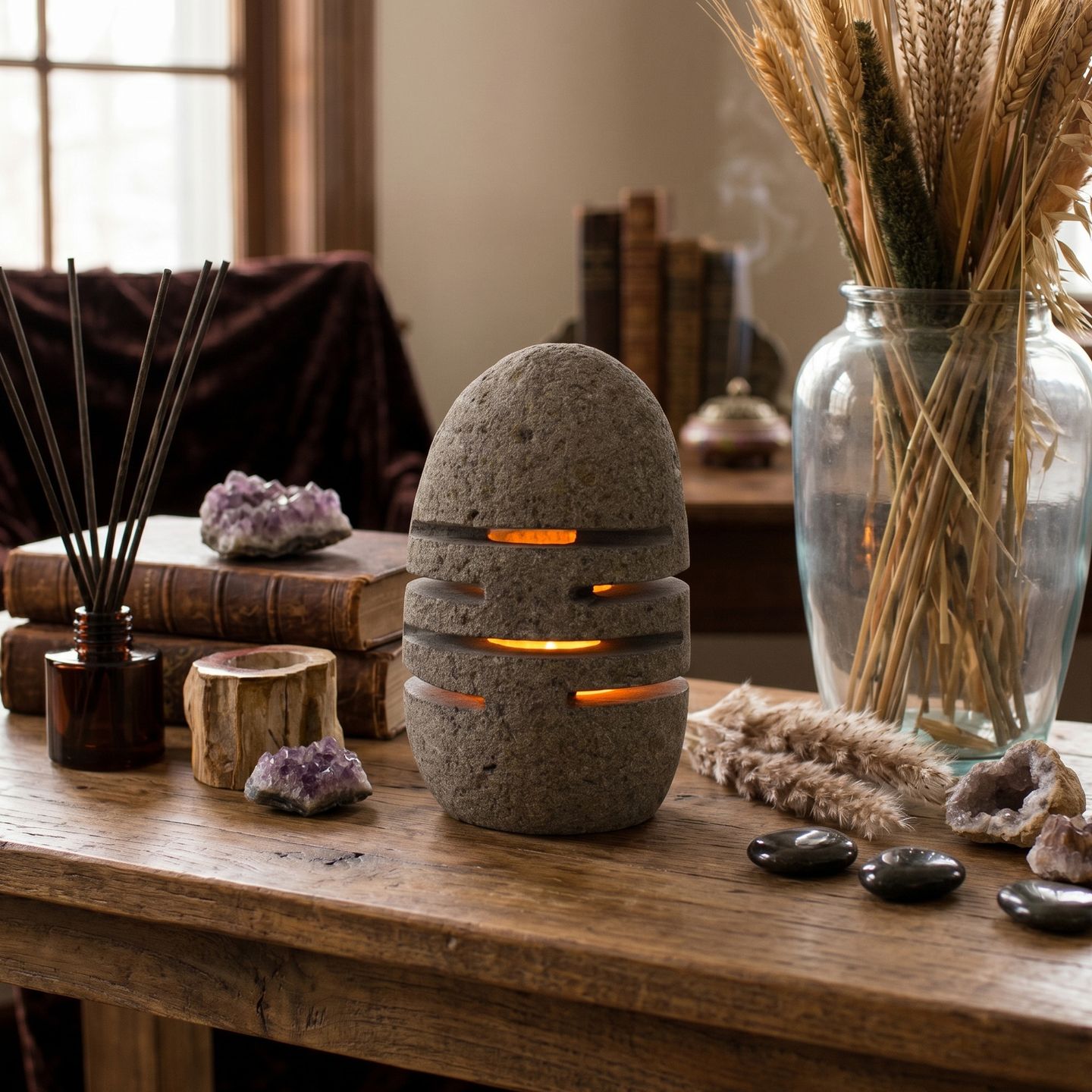 Riverstone Candle Holders