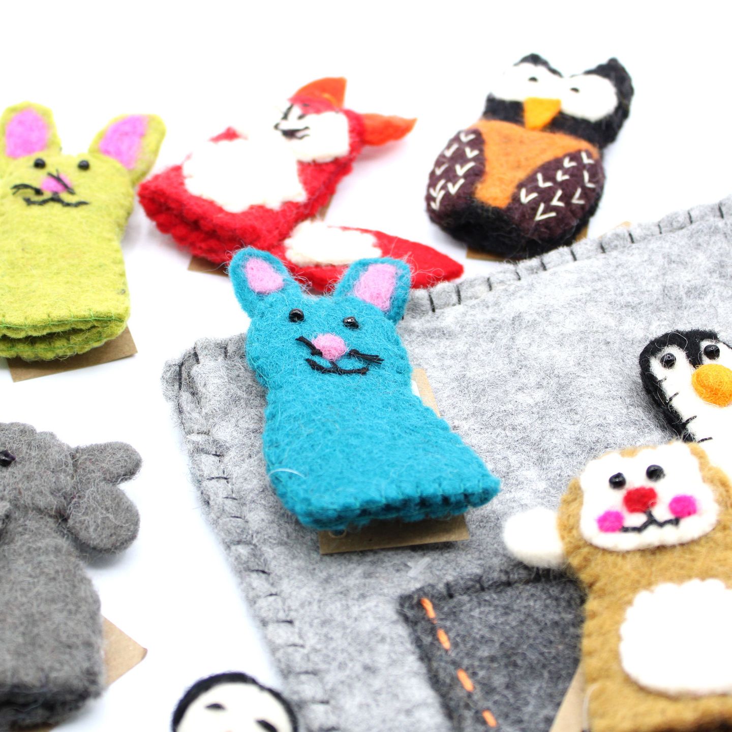 Felt Finger Puppets & Pouches