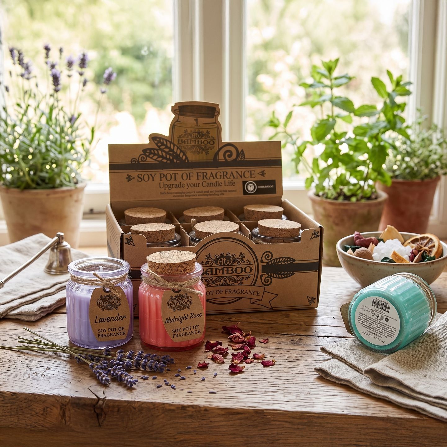 Soy Wax Pot Candles