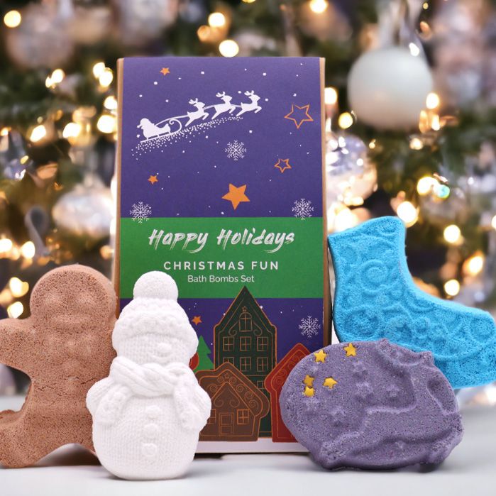 Christmas Bath Bomb Gift Pack