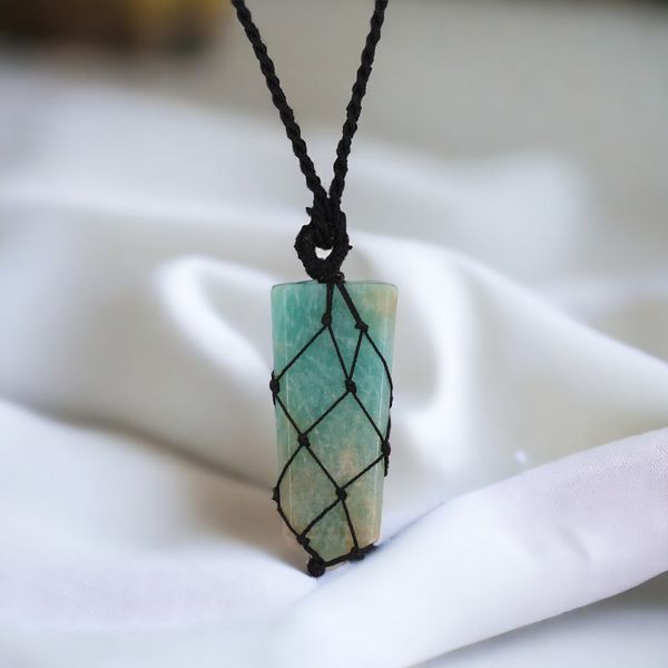 Laced Gemstone Pendants