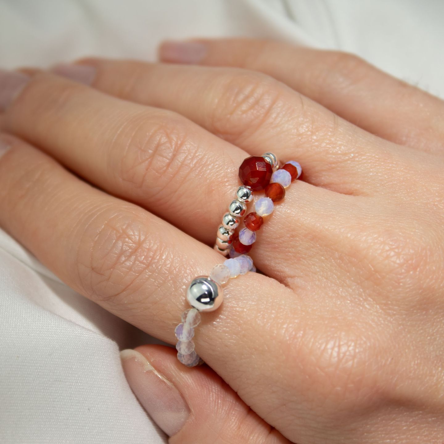 Nymph – Nature Inspired Gemstone Ring Sets