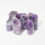 Bulk Gemstone Points (0.5KG) - African Amethyst (approx 8 pieces)