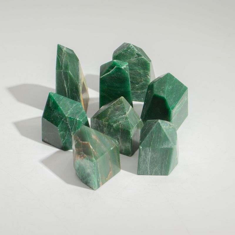 Bulk Gemstone Points (0.5KG) - Indian Jade (approx 8 pieces)