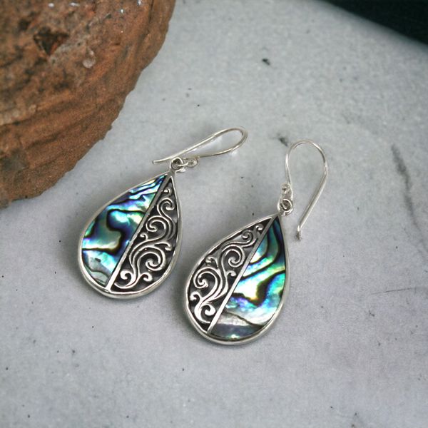 Shell & 925 Silver Earrings