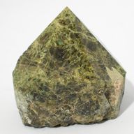 Bulk Gemstone Top Polished Points - Epidote A grade (approx 5-6 pieces)
