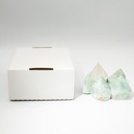 Bulk Gemstone Top Polished Points - Indian Amazonite (approx 5-6 pieces)