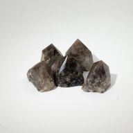 Bulk Gemstone Top Polished Points - Smoky Quartz (approx 5-6 pieces)