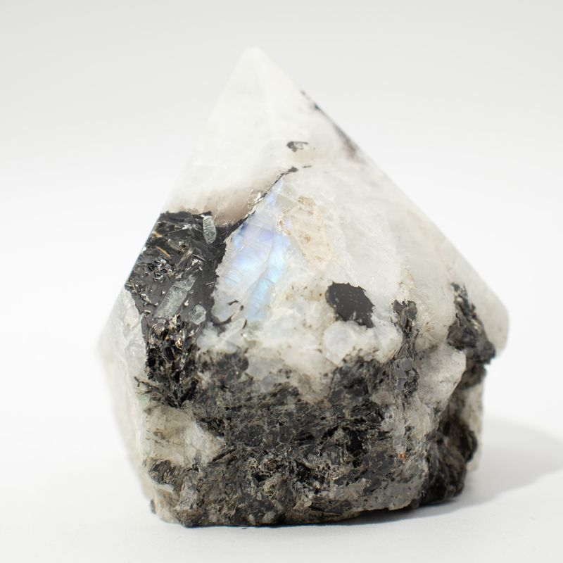 Bulk Gemstone Top Polished Points - Rainbow Moonstone  (approx 5-6 pieces)