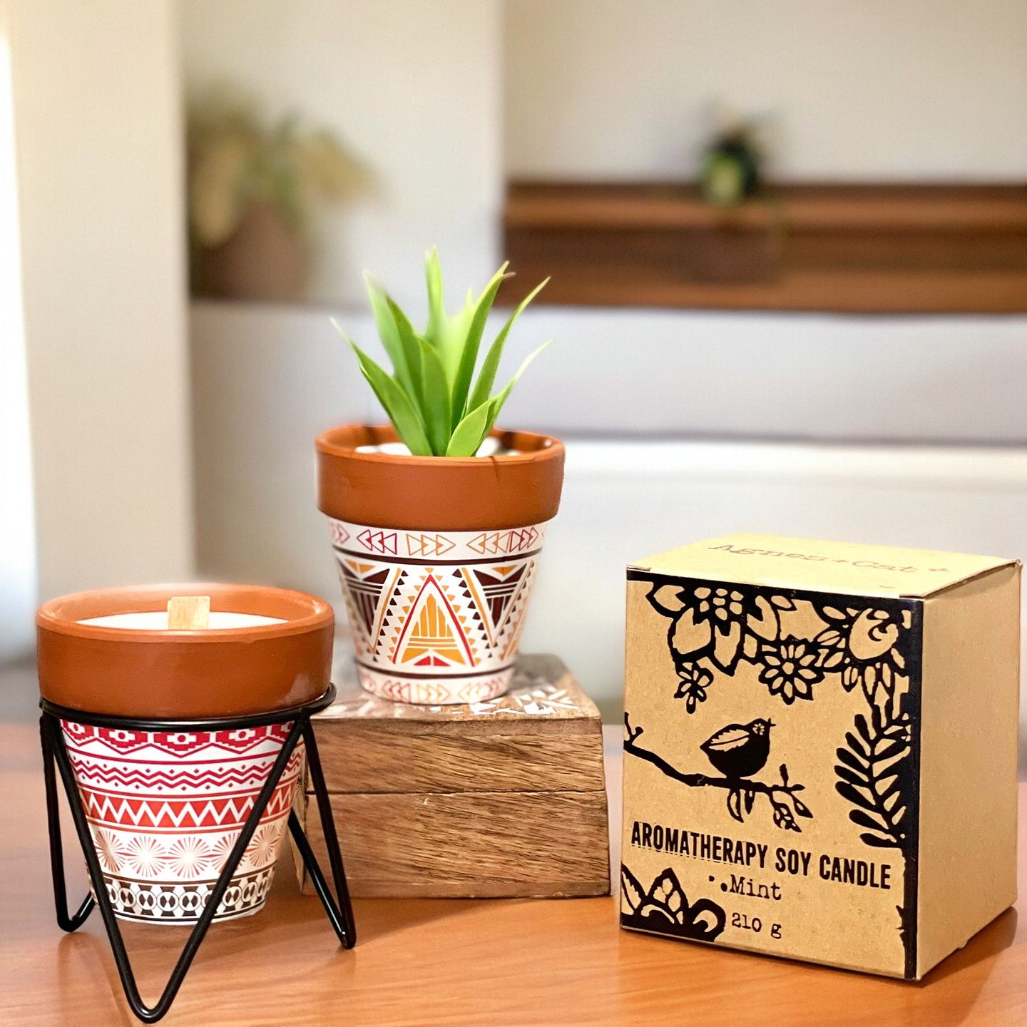 210g Soy Wax Aromatherapy Garden Candles