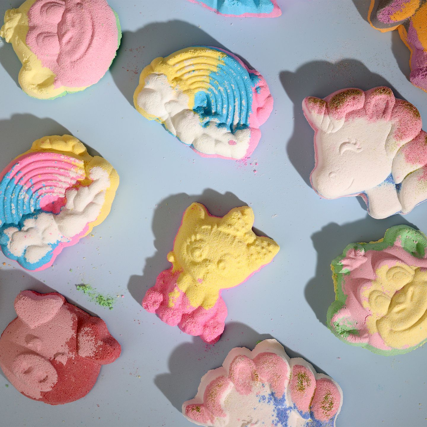 Shaped Bath Bombs for Kids
