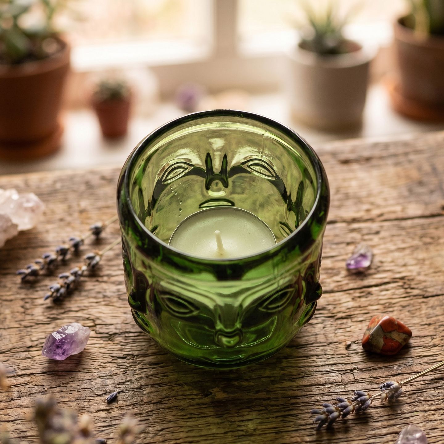 Glass Candle Holders & Jars
