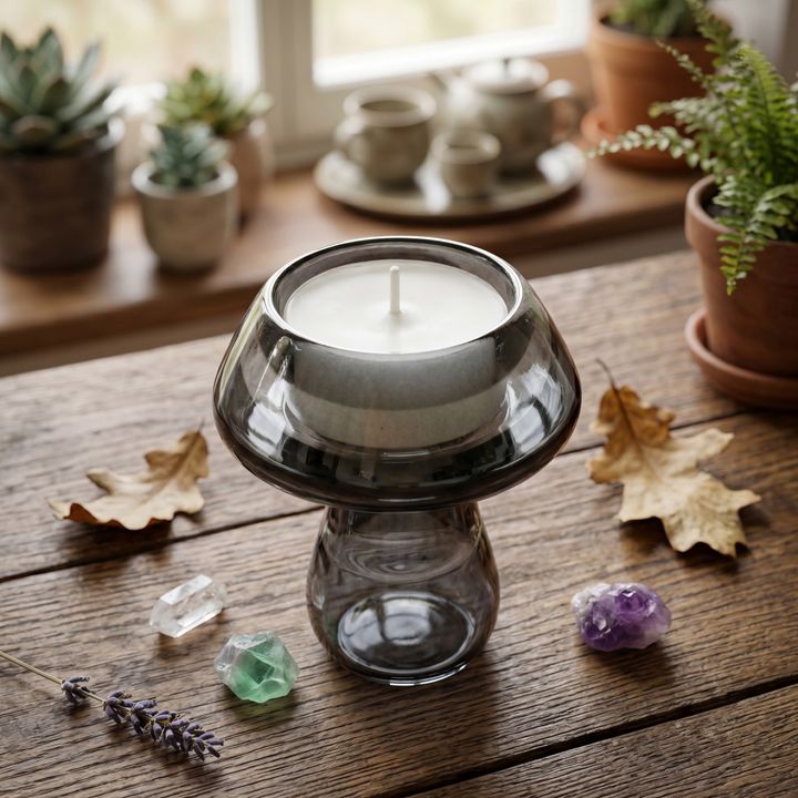 Glass Candle Holders & Jars