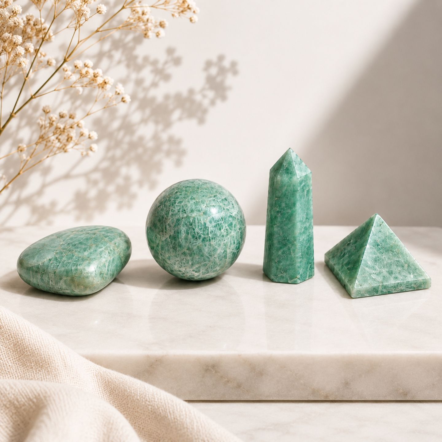 Assorted Gemstone Shapes in Gift Boxes