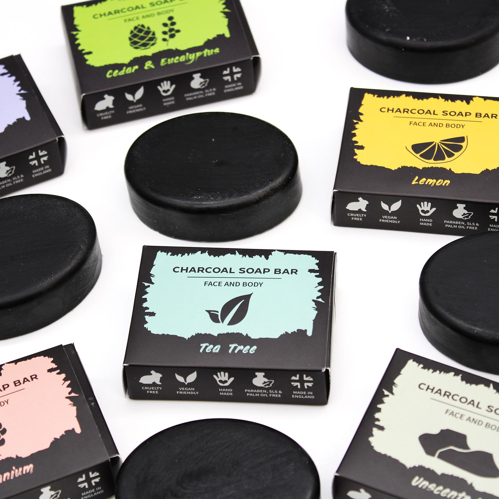 Wholesale Charcoal Soap Bar - 85g
