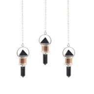 The Night Watcher- Combo Piece Copper Pendulum - Obsidian